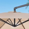 Nova Garden Furniture Barbados 30cm Beige Round Cantilever Parasol