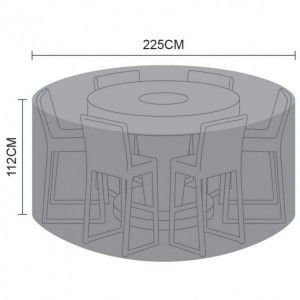 Nova Garden Furniture Round 6 Seat Bar Set Cover With Ice Bucket or Glass Top