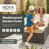Nova Garden Furniture Black Salisbury Lounger Set Cover