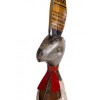 Recycled Iron Multicolour Rabbit with Spade