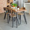 Coastal Chic Reclaimed Wood Dining Chair Pair - PRE ORDER