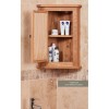 Mobel Oak Bathroom Furniture Mirrored Corner Cabinet