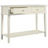 Franklin wooden furniture White Console Table With Drawers