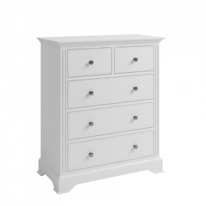 Wembley White Painted Furniture 2 over 3 Chest of Drawers