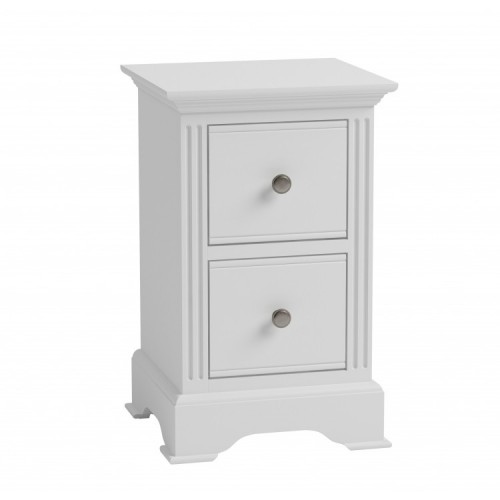 Wembley White Painted Furniture Small Bedside Cabinet