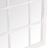 Florence Furniture White Small Arched Window Mirror