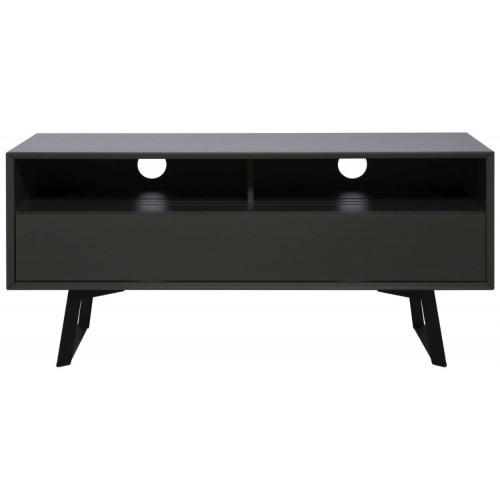 Alphason Furniture Carbon Grey Open Shelf TV Stand 