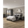 Pebble Painted Furniture Slate Grey Double 4ft6 Bed
