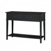 Franklin Wooden Furniture Black Console Table