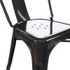 Finn Metal Furniture Black Set of 2 Dining Chair