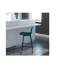Alphason Furniture Calvin Velvet Green Upholstered Counter Stool