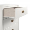 Monarch Hill Haven Painted Furniture White 3 Drawer Chest