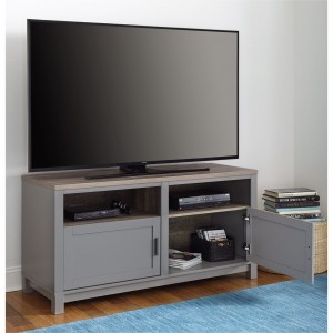 Pontardawe Painted Furniture Grey Wide Screen TV Stand
