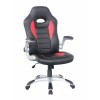 Alphason Office Furniture Talladega Black and Red Faux Leather Racing Office Chair