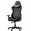 Alphason Office Furniture Senna Black and Grey Leather Fully Adjustable Gaming Chair