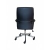 Alphason Furniture Brooklyn Black Designer faux leather Low Back chair