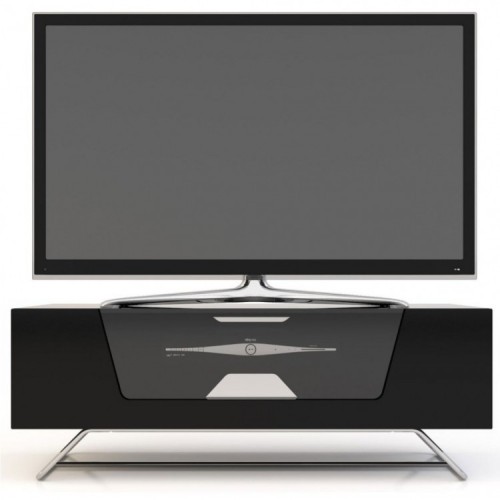 Alphason Furniture Chromium Black 2 Shelves TV Stand