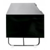Alphason Furniture Chromium Black Glass Top Tv Cabinet