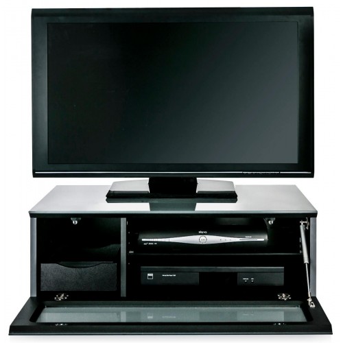 Alphason Furniture Element Modular Glass Top Grey TV Stand