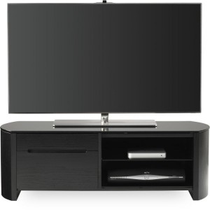 Alphason Wooden Furniture Finewoods TV Cabinet in Black Oak