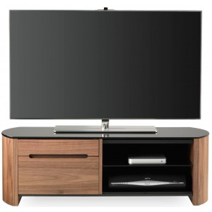 Alphason Wooden Furniture Finewoods TV Cabinet in Walnut