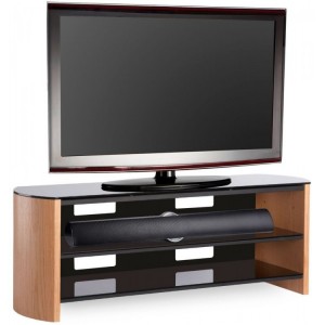 Alphason Wooden Furniture Finewoods TV Stand in Black Oak