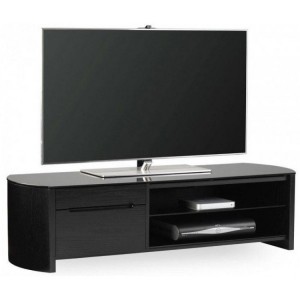 Alphason Wooden Furniture Finewoods Cabinet TV Stand for up to 60" in Black Oak