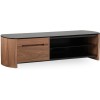 Alphason Wooden Furniture Finewoods Cabinet Walnut TV Stand 