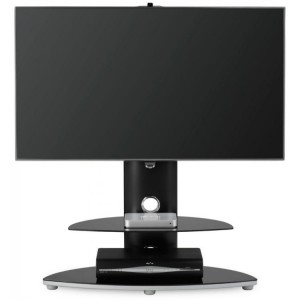 Alphason Furniture Osmium Black TV Stand With Swivel Bracket