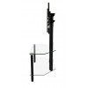Alphason Furniture Century Black 2 Shelf TV Stand with Bracket 