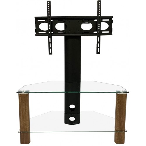 Alphason Furniture Century Walnut 2 Shelf TV Stand with Bracket 