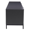 Alphason Furniture Chaplin Charcoal Open Shelf TV Cabinet