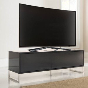Alphason Furniture Helium Black Closed TV Cabinet