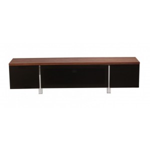 Alphason Furniture Regent Walnut Veneer Wood TV Cabinet 