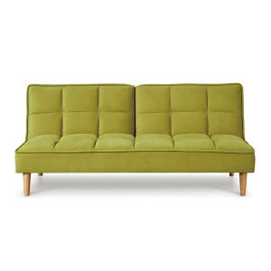 Vida Living Furniture Lokken Green Velvet Sofa Bed