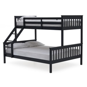 Vida Living Salix Blue Painted Furniture Single 3ft and Double 4ft6 Bunk Bed