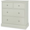 Bentley Designs Ashby Cotton Painted Furniture 2 Over 2 Drawer Chest