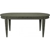 Bentley Designs Monroe Silver Grey Furniture 6 to 8 Seater Oval Extending Dining Table