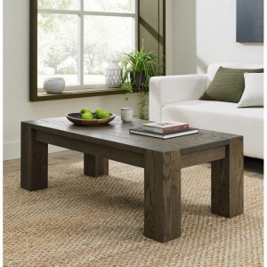 Bentley Designs Logan Fumed Oak Furniture Rectangular Coffee Table