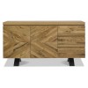 Bentley Designs Ellipse Rustic Oak Furniture Wide Sideboard