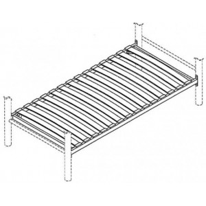 Bentley Designs Replacement Metal Sprung Slat Base (Black) for a Single Size Metal Bed only
