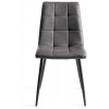 Bentley Designs Tivoli Weathered Oak 4-6 Seater Dining Table With 4 Mondrian Dark Grey Faux Leather Chairs
