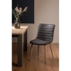 Bentley Designs Eriksen Grey Velvet Fabric Chairs
