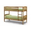Julian Bowen Furniture Lincoln Pine 3ft Single Bunk Bed With Platinum Mattress