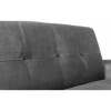 Julian Bowen Monza Furniture Dark Grey Velvet 3 Seater Sofa