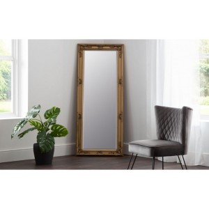 Julian Bowen Furniture Palais Gold Lean To Dress Mirror