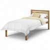Julian Bowen Furniture Slocum Antique Pine 3ft Single Bed With Deluxe Semi Orthopaedic Mattress