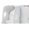 Julian Bowen Furniture Solar Pod White Painted 3ft Bunk Bed With Premier Mattress
