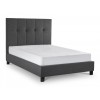 Julian Bowen Furniture Sorrento Grey Fabric High HeadBoard 4ft Double Bed