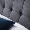 Julian Bowen Furniture Sorrento Fabric 5ft Kingsize Bed with Lift-Up Storage and Capsule Elite Pocket Mattress